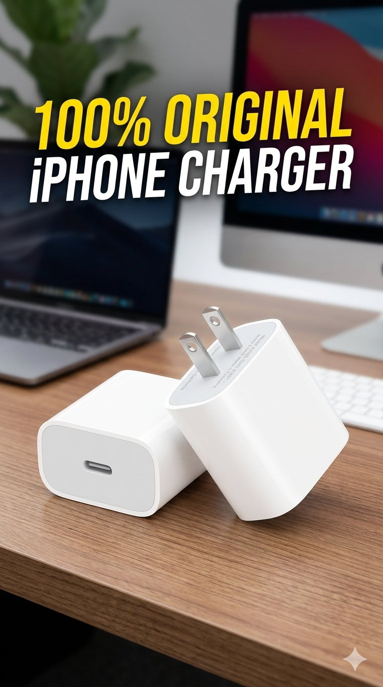 Apple iPhone 20W USB-C Power Adapter - 100% Original