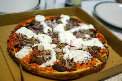 Behari Kebab Pizza