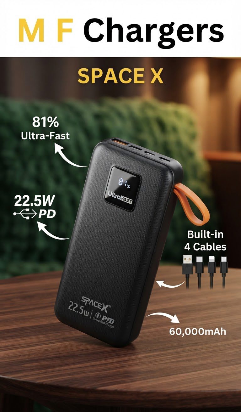 SpaceX 60000mAh Power Bank SP-060 | M F Chargers