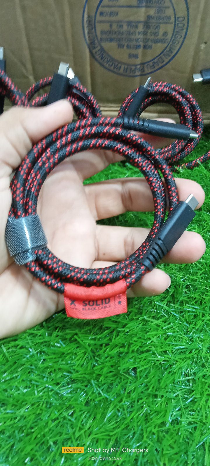 X Solid 120W Type-C to Type-C Cable | M F Chargers